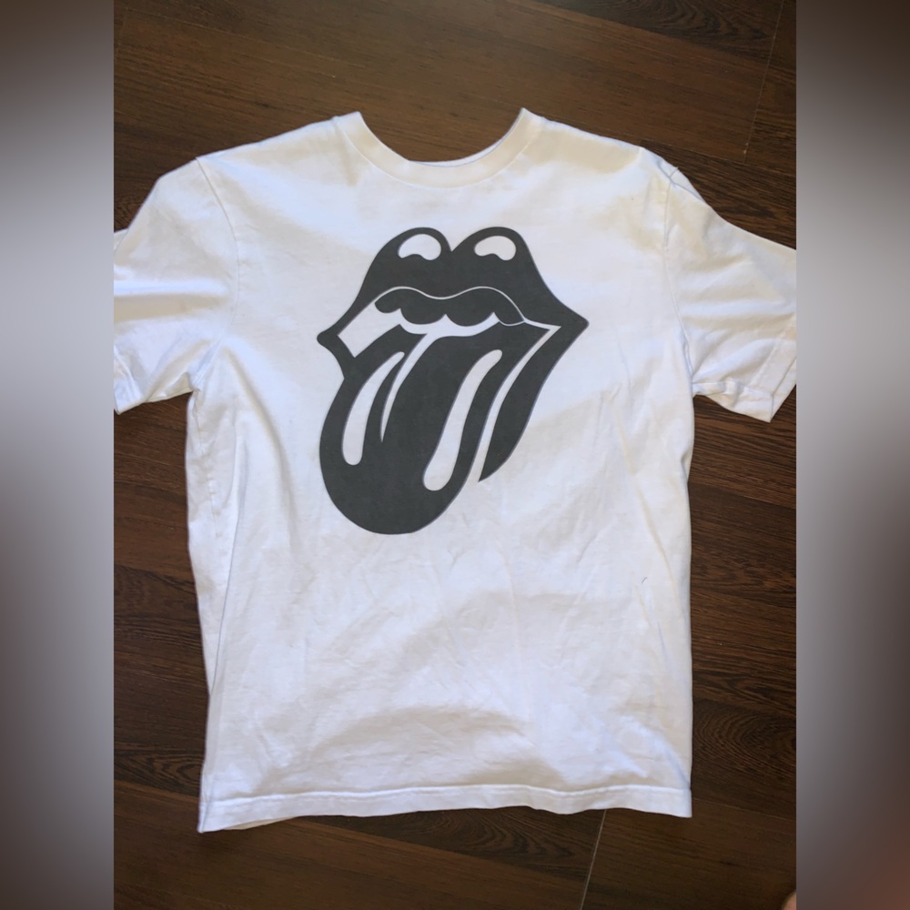 White rolling stones t-shirt size Small